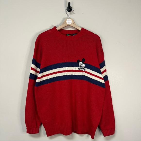 Disney Other - Vintage 90s Mickey Mouse Knit Sweater